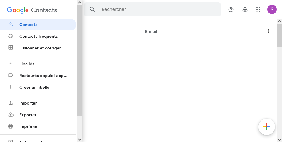 Comment récupérer mes contacts sur Gmail