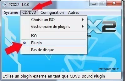 le menu CD ROM