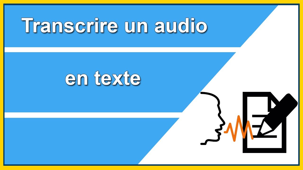 Transcrire un fichier audio en texte en ligne